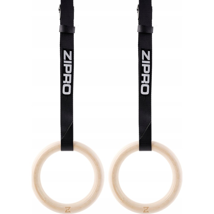 Zipro Wooden Ring gimnasztikai karika, 23cm, rögzítőszalagokkal, 1,56kg