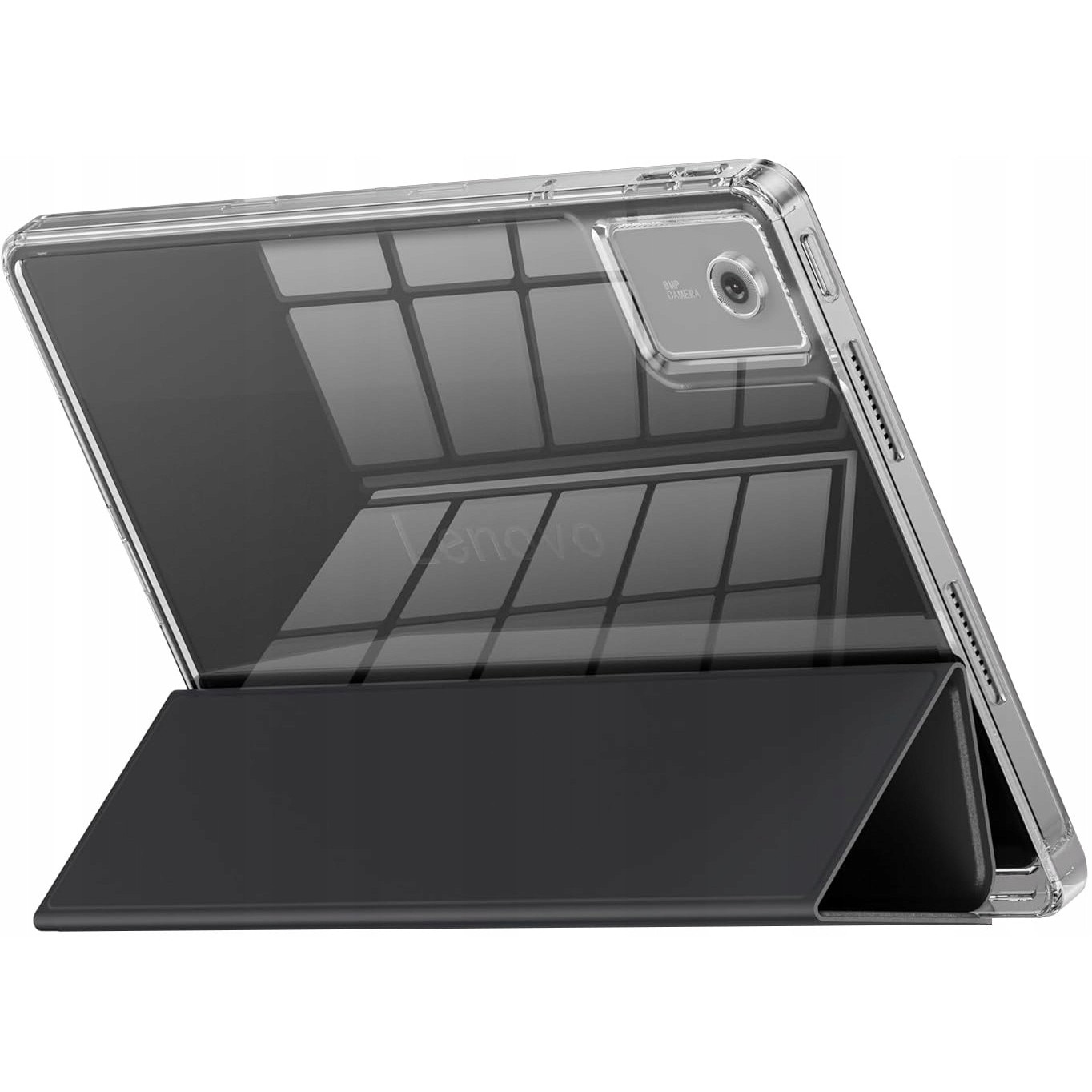 Etui de protectie pentru tableta Lenovo Idea Tab 11" 2025, ArmorCase, negru, cu suport pentru stylus, functie de suport, constructie pliabila