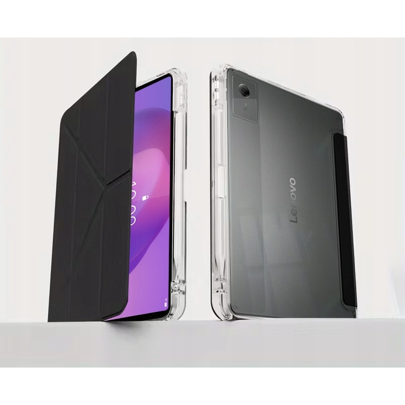 Etui de protectie pentru tableta Lenovo Idea Tab 11" 2025, ArmorCase, negru, cu suport pentru stylus, functie de suport, constructie pliabila