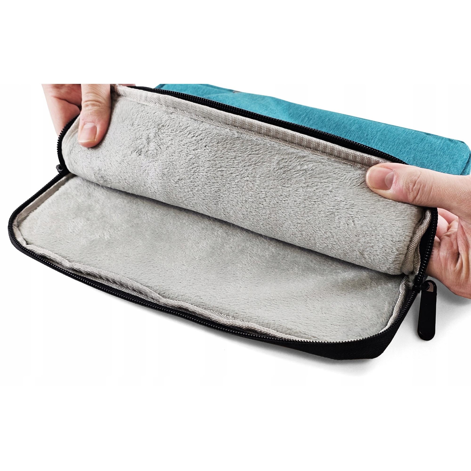 Etui Soft Case pentru Lenovo Tab P12 Pro 12.6", turcoaz, 35x25x2cm