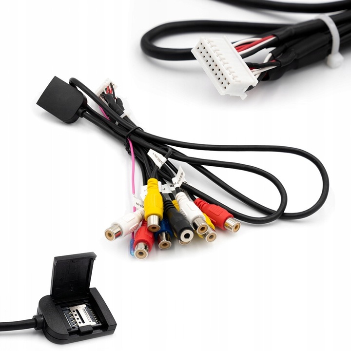 Conector 20 PIN RCA cu modem SIM 4G pentru radio Android, multifunctional, negru, NCS