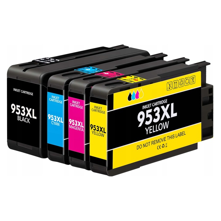 Set 4x Cartuse 953 XL NM Revolution, multicolor, pentru imprimante HP