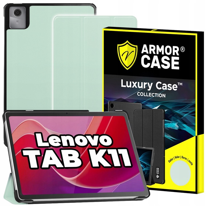 ArmorCase tablet tok Lenovo K11-hez, 10.95", tengerzöld, 2024
