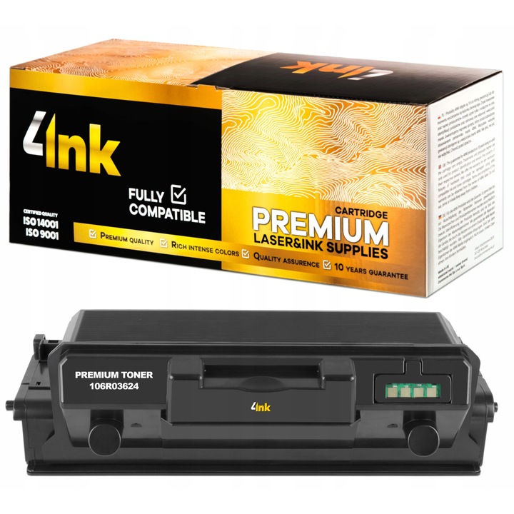 4INK 106R03624 fekete toner, 15000 oldal, XL