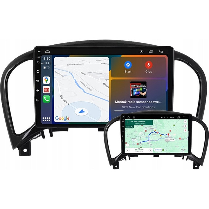 Statie multimedia NCS pentru Nissan Juke 2010-2019, 9", 2GB RAM, Android 12, functie RDS