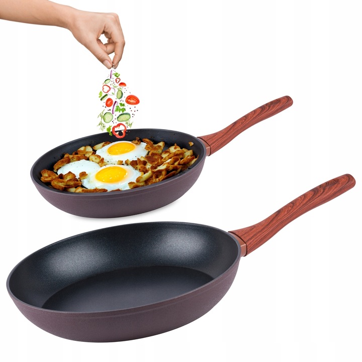 20/28 cm-es edénykészlet, Topfann, tapadásmentes, indukciós és gáztűzhelyhez