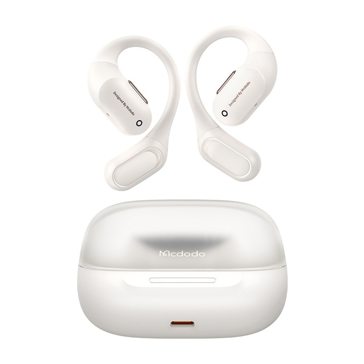 Mcdodo vezeték nélküli fülhallgató, Bluetooth 5.4, mikrofonnal, tokcsíptetős tok