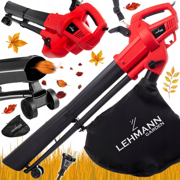 Lehmann 3500W porszívó és fúvó, 40L, 2 az 1-ben