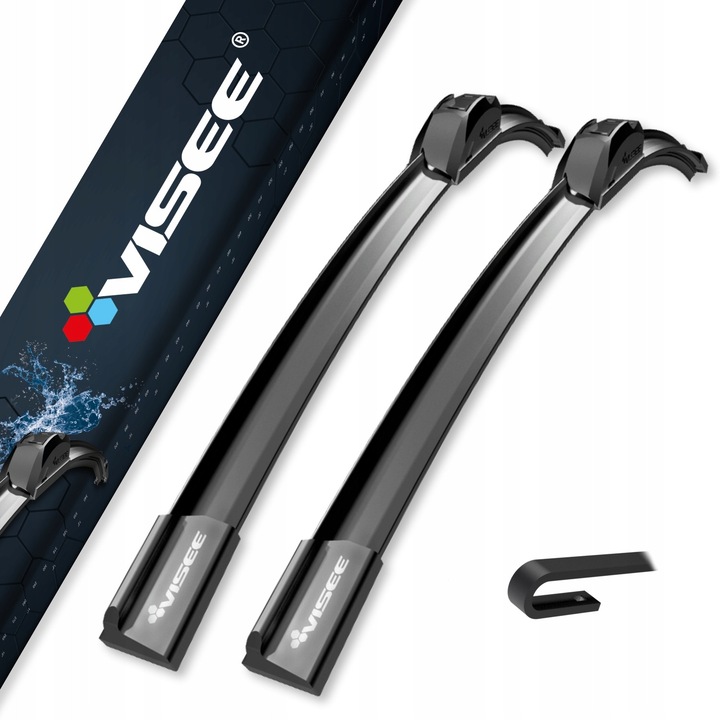 Visee HEXA ablaktörlő készlet 700x650mm Peugeot 307 08.2000-05.2005, H001 típus, nagy teljesítményű, UV-álló