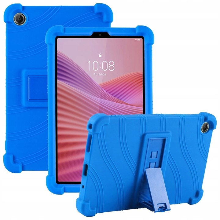Husa tableta ERBORD pentru Lenovo Tab One 8,7'', cu suport, albastru