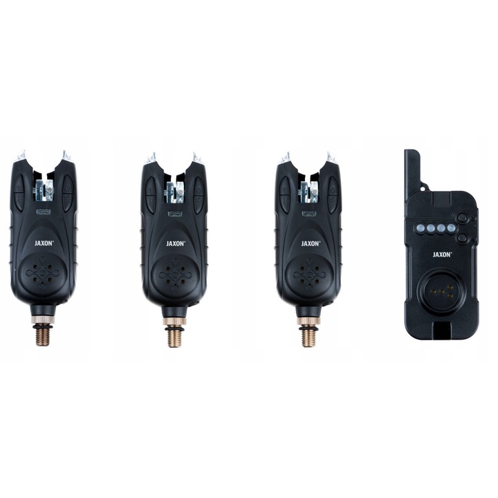 Set 3 semnale pescuit Jaxon Vertus, centrala, rosu albastru verde, 60m