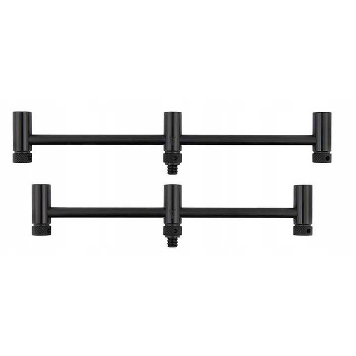 Fox Slim állítható 3 botos Buzz Bar 220-250mm, fekete alumínium, 2 darabos szett