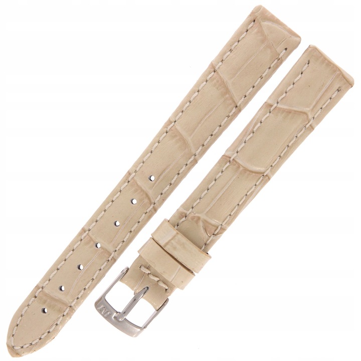 Curea pentru ceas, Morellato, 14mm, bej, lungime 70mm cu catarama, lungime 105mm cu gauri