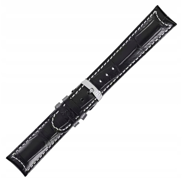Curea de ceas, Morellato, Manufatti, neagra, 18mm