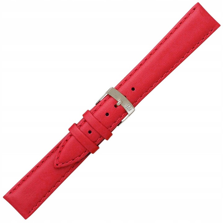 Curea de ceas, Morellato, rosie, 18mm, din piele, pentru femei