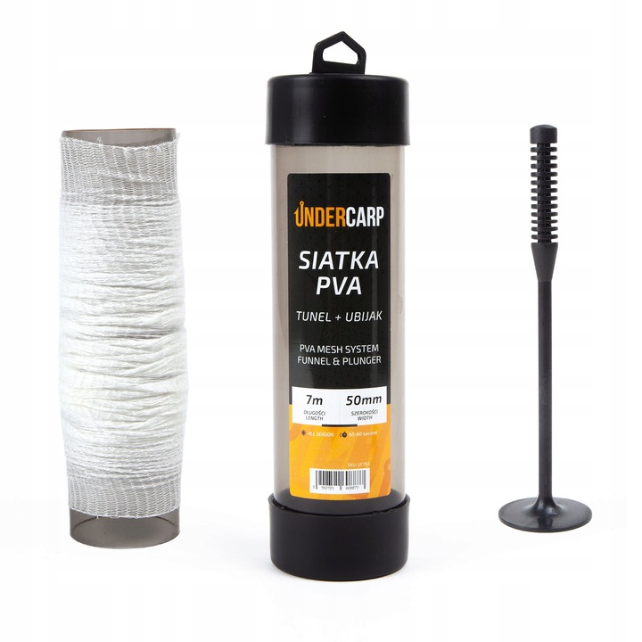 Set Plasa solubila si compactor, PVA 50mm 7m transparent