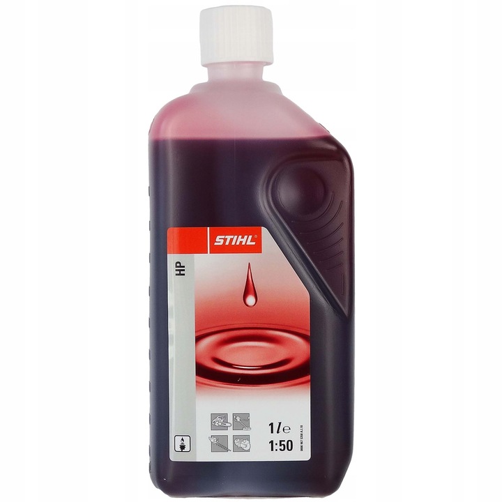 Ulei pentru motoare 2-timpuri, Stihl, 1L, pentru amestec 1:50, reduce poluarea