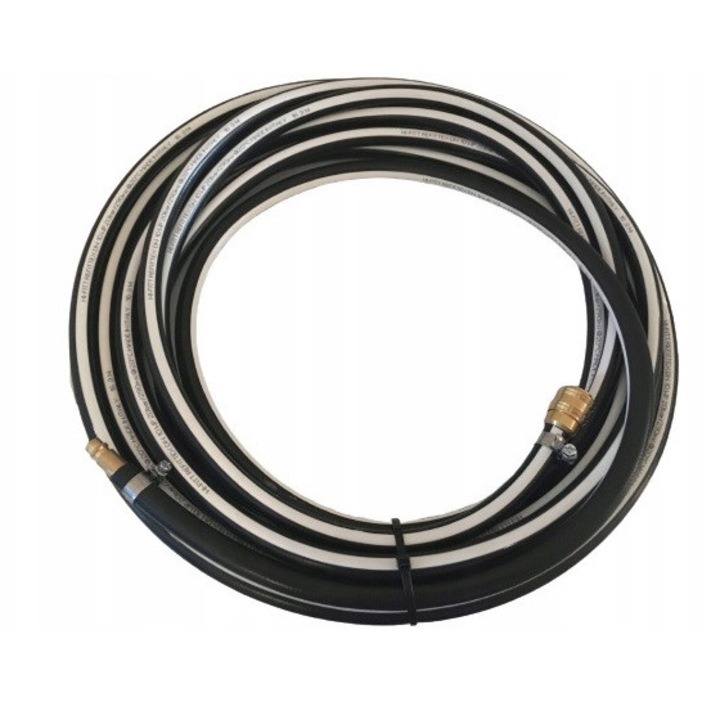 Furtun pneumatic pentru compresor AG-Tech, 20bar, 8mm, 40m, cu conectori standard Tip 26