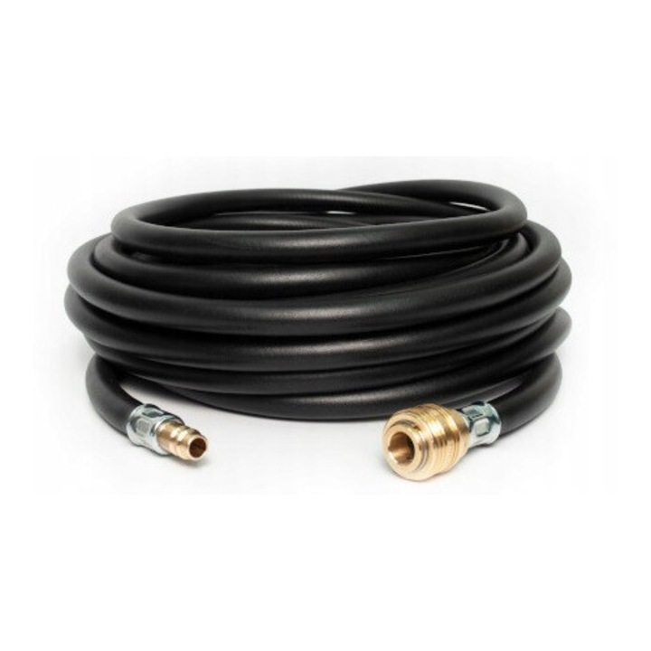 Furtun pneumatic AG-Tech, 13mm, 20m, cu conectori standard, rezistent la temperaturi extreme