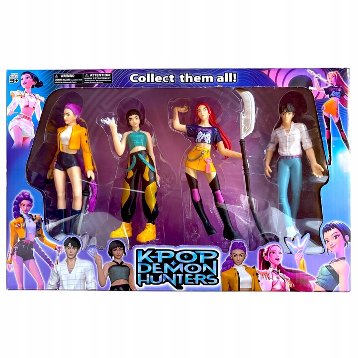 Set figurine K-POP, 4 figurine