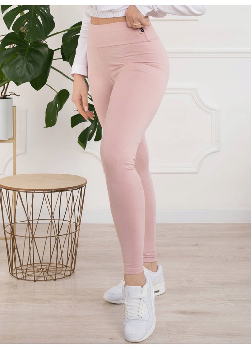 Colanti dama Formommy talie inalta, material elastic, Roz
