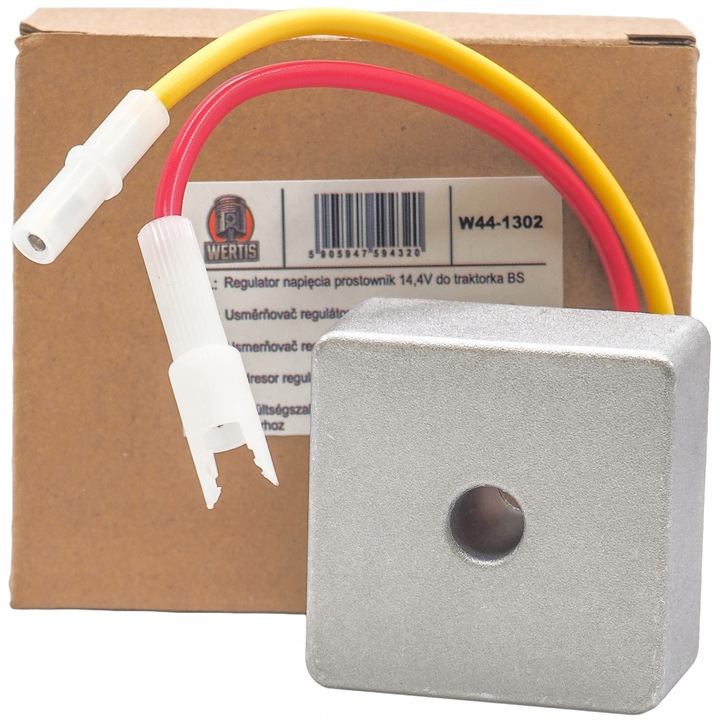 Regulator tensiune Wertis 14,4V pentru tractoare, 5-9 AMP, montaj simplu, set de piese de schimb