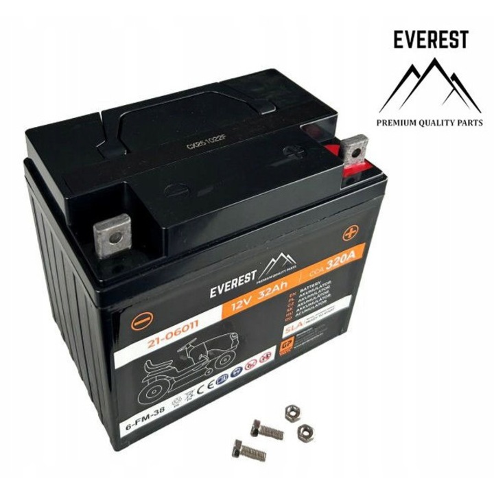 Acumulator AGM Everest 12V 32Ah Plus, rezistent la vibratii, siguranta in utilizare