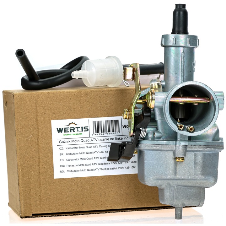 Carburator Wertis PZ26, 125-150cc, 20mm, 26mm, pentru ATV-uri