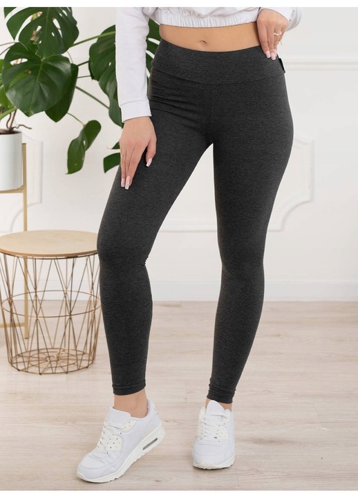 Colanti dama Formommy, talie inalta, gri