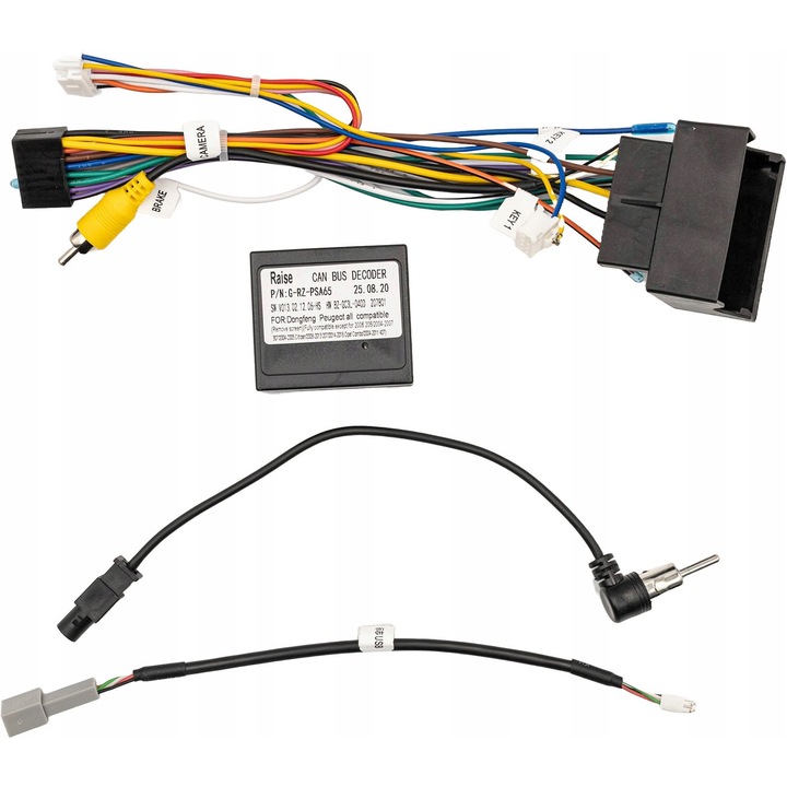 Modul CAN-BUS 16PIN pentru radiouri Android, NCS, compatibil cu CITROEN si PEUGEOT, control din volan, acces la informatii auto
