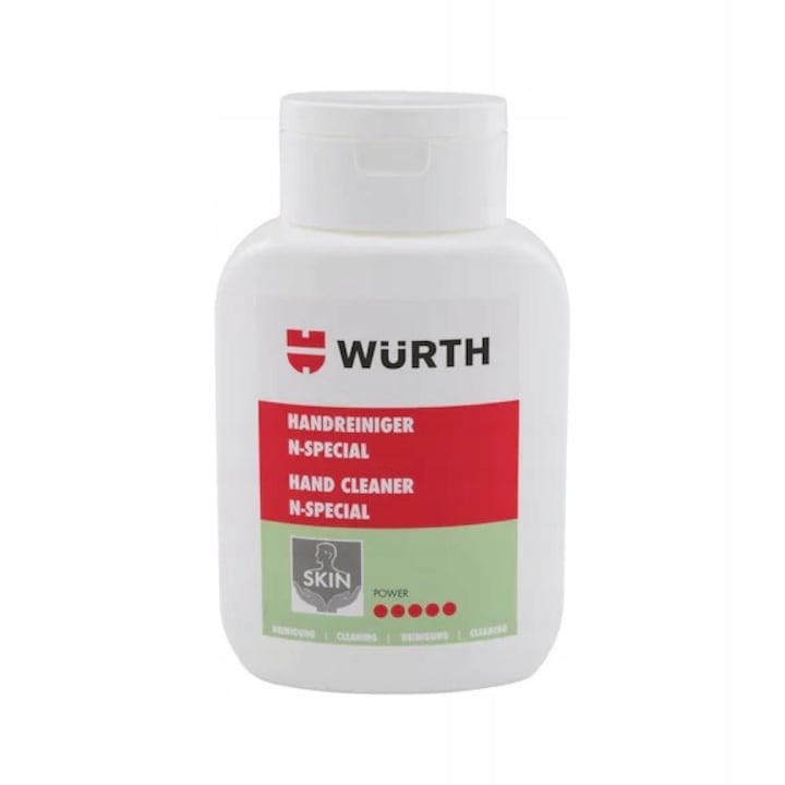 Pasta de curatare pentru maini Wurth N-SPECIAL, 250ml, fara parfum, eficienta 5/5, biodegradabila