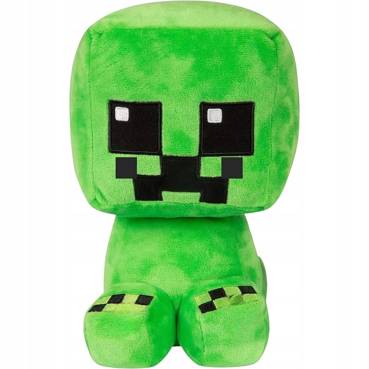 Плюшена играчка Creeper, Toys, 22 см, зелена, за деца