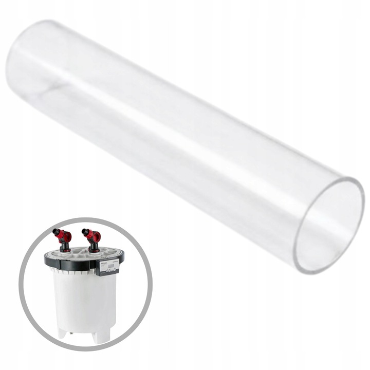 Tubus Kwarcowy pentru Filtru SunSun HW-5000, 17,2x3,5cm, Transparent