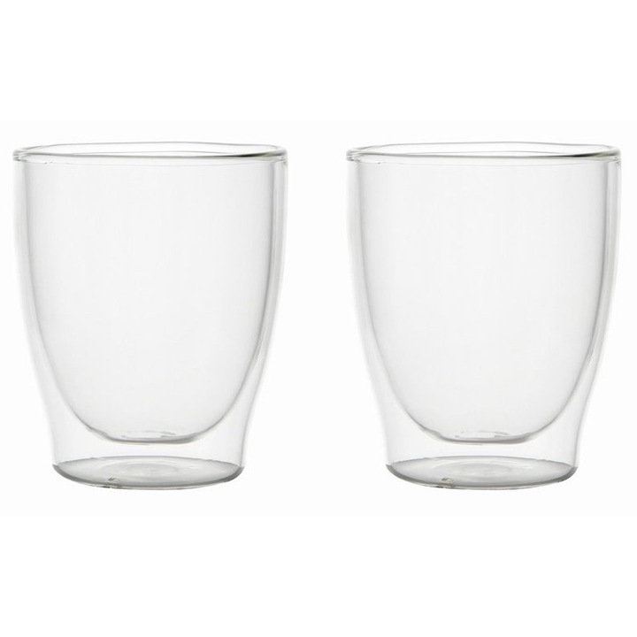 Tchibo 6 db-os termopohár készlet, 200 ml, boroszilikát üveg, átlátszó