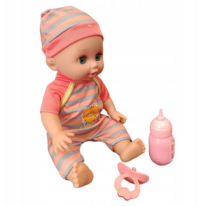 Lala Bobas 30 cm kiegészítőkkel és hangokkal, Happy Kiddo, többszínű, komplett szett