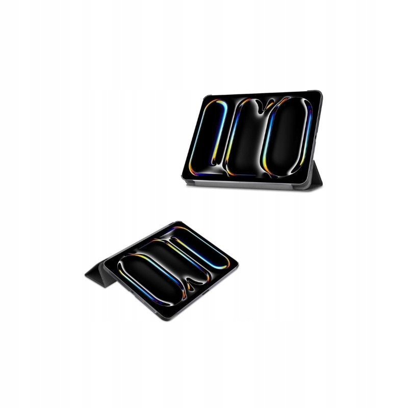 Etui pentru tableta cu clapeta, Apple iPad Pro 13", negru, 28,13x21,43cm, functie de suport