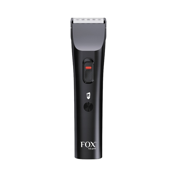Професионална машинка за подстригване Fox Top Gum, 6 приставки, 300 минути автономна работа, 178x47x47 мм, 250 г