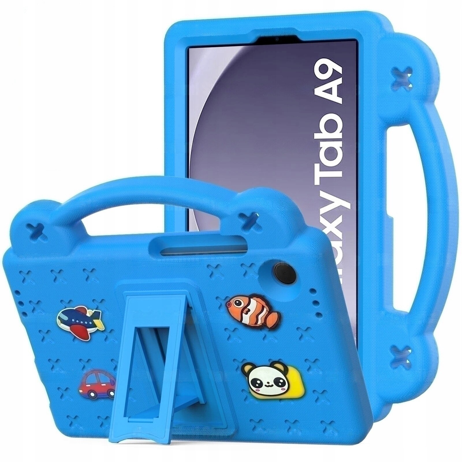 Etui pentru tablete, XGSM, Samsung Galaxy Tab A9, protectie maxima, usor, albastru