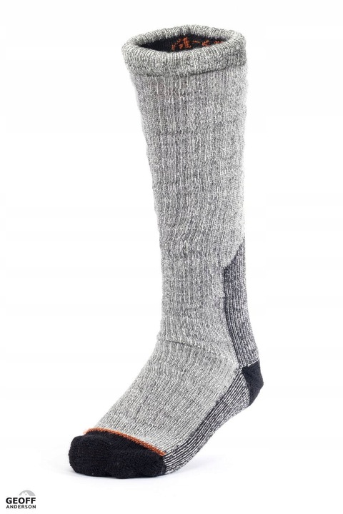 Мъжки чорапи Geoff Anderson Boot Warmer, 100% мериносова вълна, устойчиви на миризми, черен, S/38-40