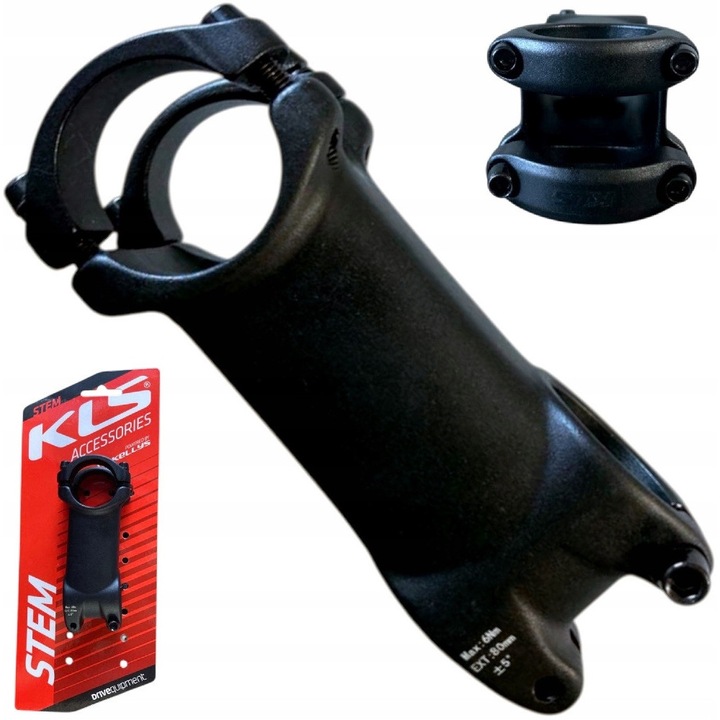 Kellys ACTIVE 70 kerékpár kormányszár, 31,8mm, 70mm, Sand Blasted Black