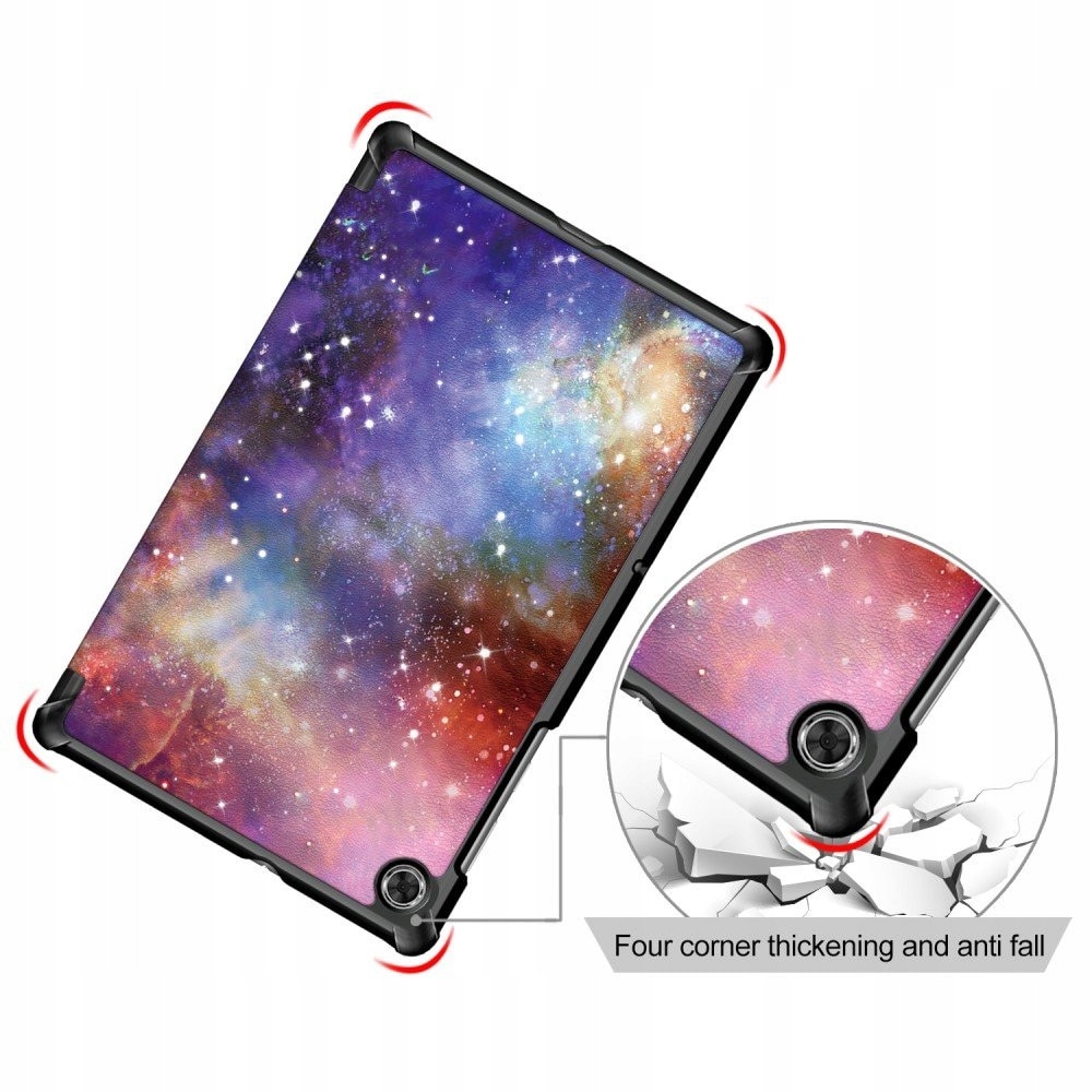 Husa tableta XGSM pentru Lenovo Tab M10 Plus 10.3 TB-X606, design tri-fold, protectie, culoare Kosmos