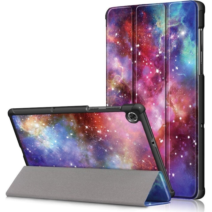 Husa tableta XGSM pentru Lenovo Tab M10 Plus 10.3 TB-X606, design tri-fold, protectie, culoare Kosmos