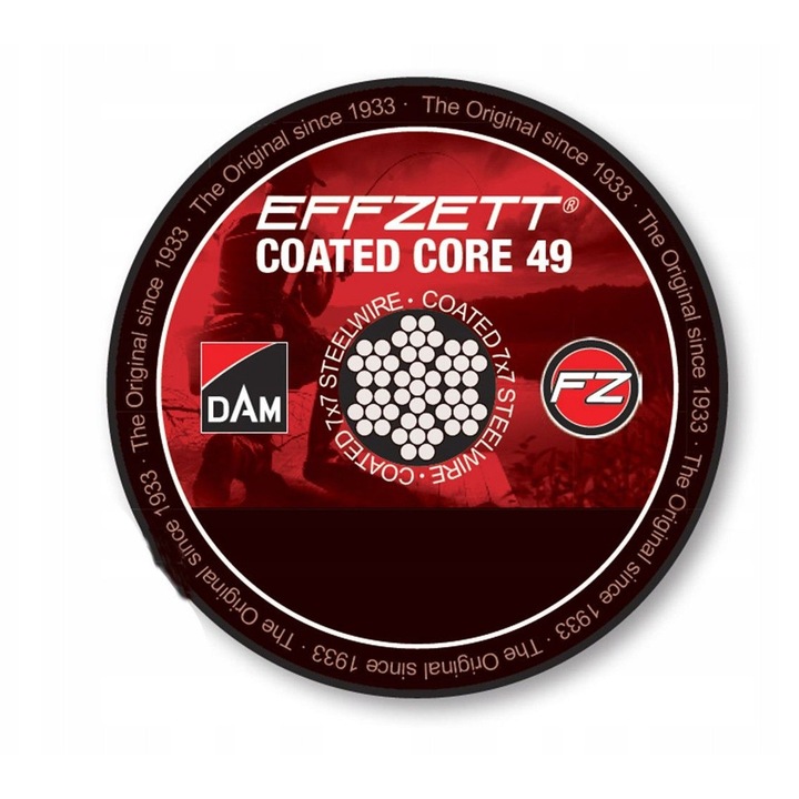 Przypon stalowy 10m, 11kg, DAM, colorat, 49 fire