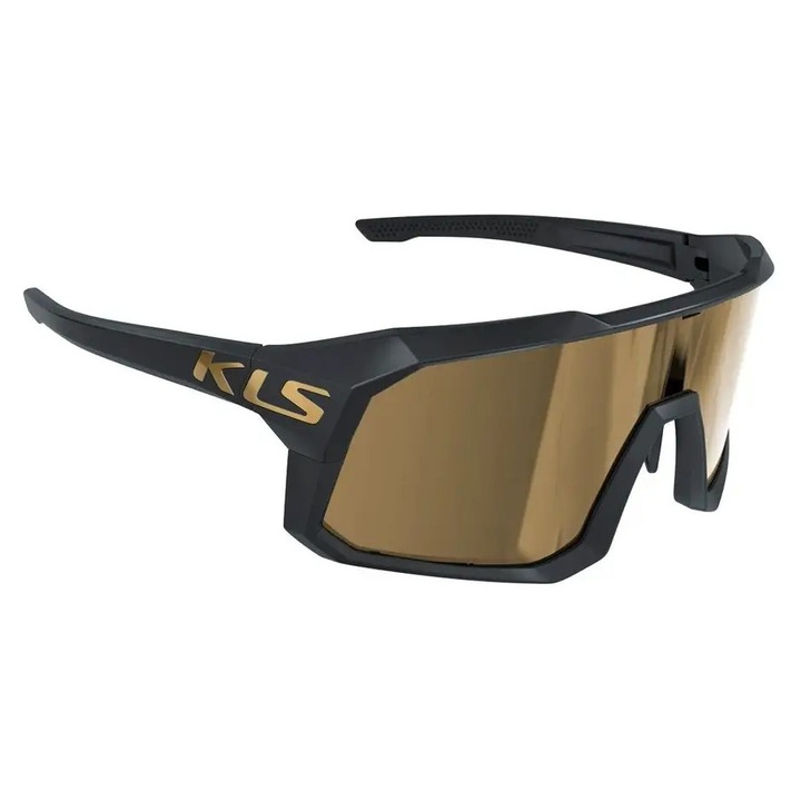 Kellys DICE II sport szemüveg, arany, cserélhető lencsékkel, 100% UV védelem, teljes készlet