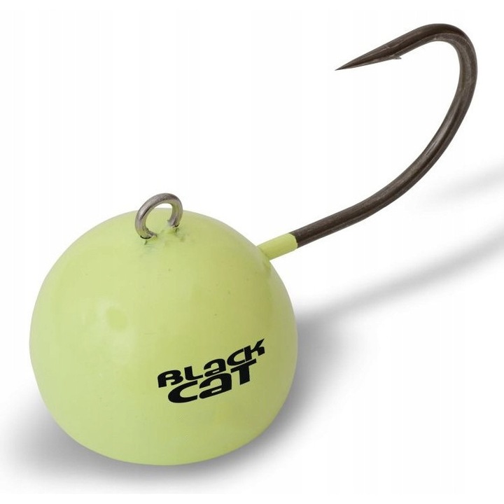 Black Cat Fire 6/0 kapocs jig, sötétben világító, 200g