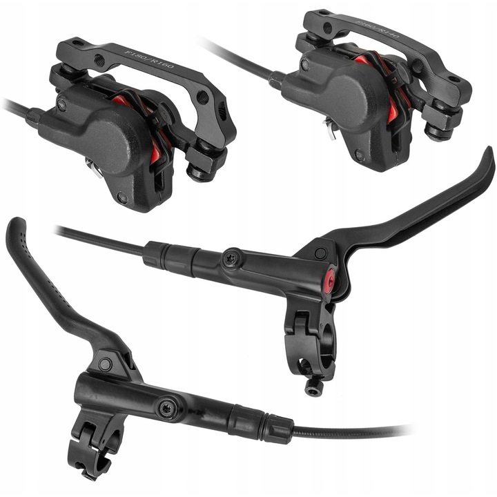 Frana bicicleta Vellberg, model BR-TM200F, 800mm, negru, set complet