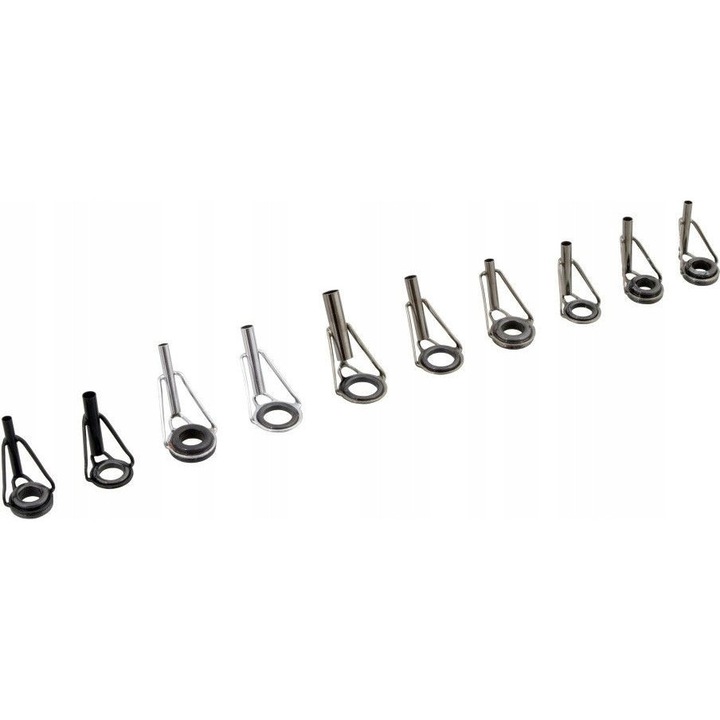 Set prajini de pescuit Konger nr. 2, 50 bucati, diametru interior 2,5x4,5 mm