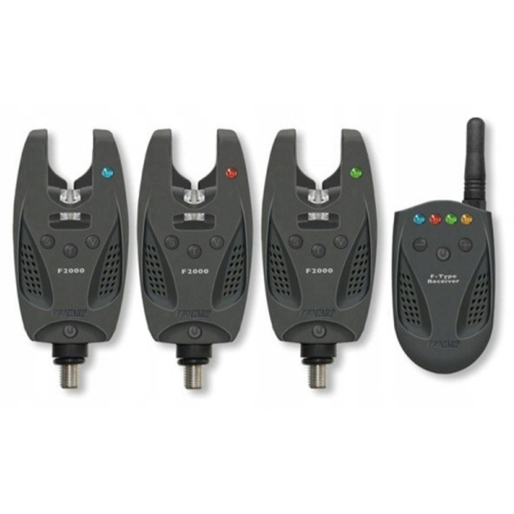 Set semnalizatoare Cormoran F-2000 3+1, reglaj sensibilitate, volum, multicolor, alimentare baterii 9V si 3x AAA
