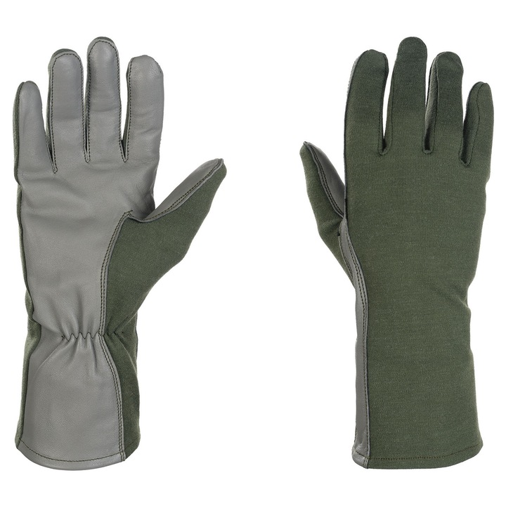 Manusi tactice Mil-Tec NOMEX, rezistente la foc, 350C, piele de oaie, marimea L