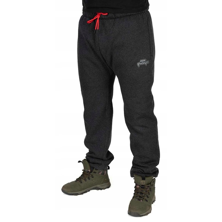 Pantaloni de pescuit Fox Rage, captuseala groasa, bumbac/poliester, gri inchis, S INTL